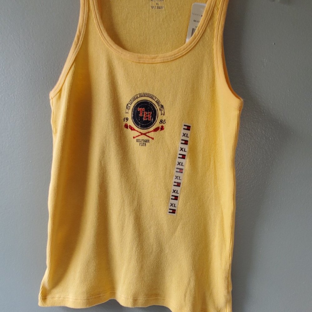 Tommy Hilfiger Yellow Logo Tank